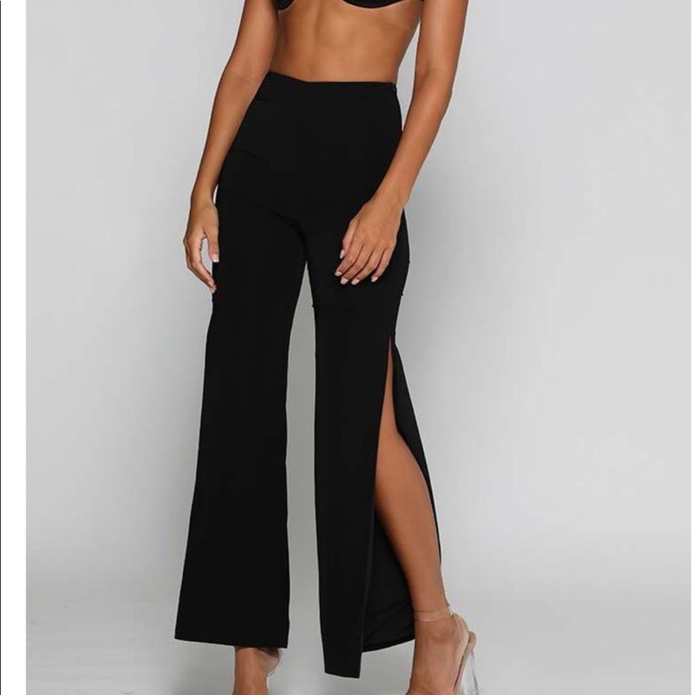 Meshki slit pants
